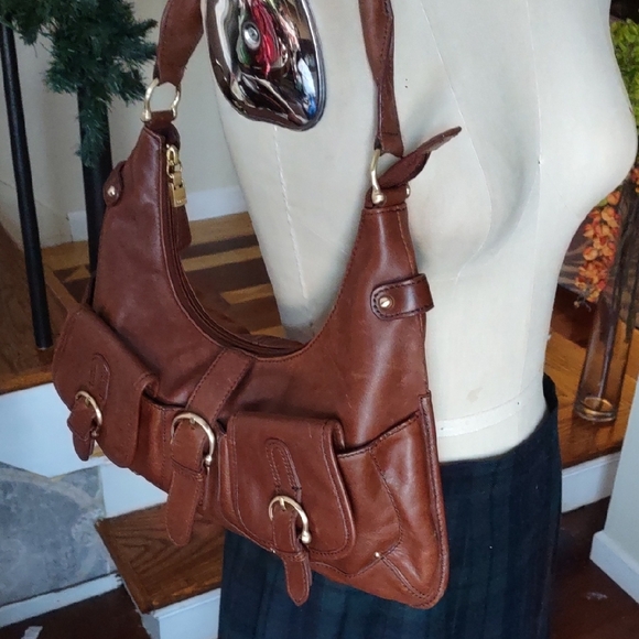 Talbots Brown Leather Hobo Bag - Picture 8 of 15
